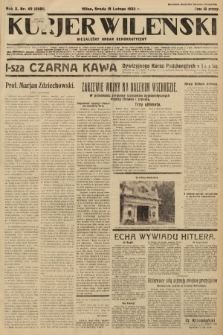 Kurjer Wileński : niezależny organ demokratyczny. 1933, nr 40
