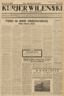 Kurjer Wileński : niezależny organ demokratyczny. 1933, nr 41