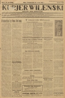 Kurjer Wileński : niezależny organ demokratyczny. 1933, nr 45