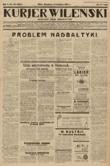 Kurjer Wileński : niezależny organ demokratyczny. 1933, nr 86