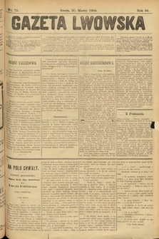 Gazeta Lwowska. 1904, nr 73