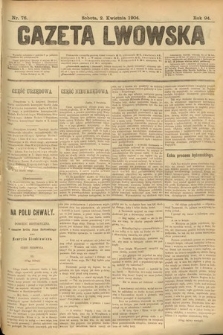 Gazeta Lwowska. 1904, nr 76
