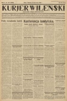 Kurjer Wileński : niezależny organ demokratyczny. 1933, nr 157