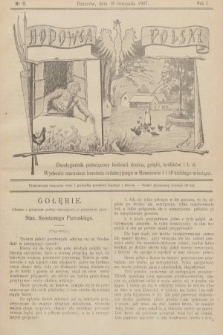 Hodowca Polski : dwutygodnik poświęcony hodowli drobiu, gołębi, królików itd. 1907, nr 11