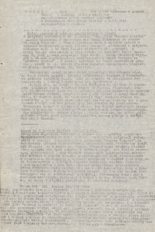Depesze z Londynu z 10 i 12.II.1944 skonfiskowane przez cenzurę prasową w Palestynie oraz części depeszy z 4.II.1944 nieogłoszona w prasie. 1944, nr 7