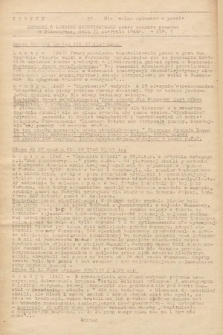 Depesze z Londynu skonfiskowane przez cenzurę prasową w Palestynie. 1944, nr 23