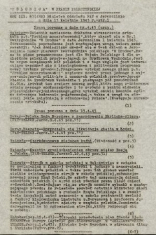 „Polonica” w Prasie Palestyńskiej. 1943, nr 87