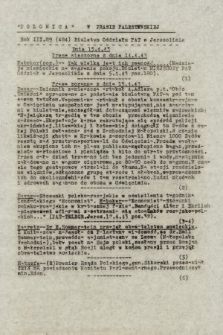„Polonica” w Prasie Palestyńskiej. 1943, nr 89