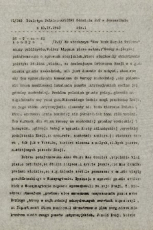 Biuletyn Telegraficzny Oddziału PAT w Jerozolimie. 1943, nr 71