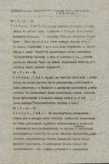 Biuletyn Telegraficzny Oddziału PAT w Jerozolimie. 1943, nr 72