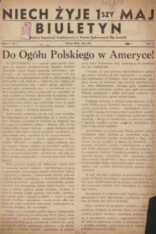 Biuletyn Polskiej Organizacji Socjalistycznej w Stanach Zjednoczonych Pół. Ameryki. 1941, nr 1