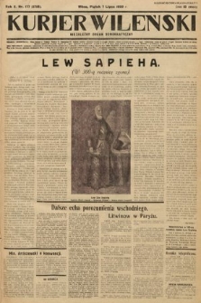 Kurjer Wileński : niezależny organ demokratyczny. 1933, nr 177