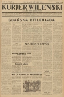 Kurjer Wileński : niezależny organ demokratyczny. 1933, nr 253
