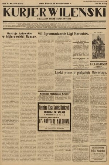 Kurjer Wileński : niezależny organ demokratyczny. 1933, nr 258