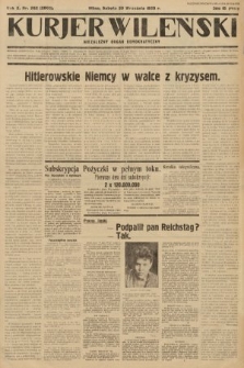 Kurjer Wileński : niezależny organ demokratyczny. 1933, nr 262
