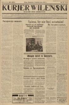 Kurjer Wileński : niezależny organ demokratyczny. 1933, nr 263