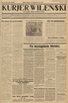 Kurjer Wileński : niezależny organ demokratyczny. 1933, nr 279