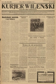 Kurjer Wileński : niezależny organ demokratyczny. 1933, nr 340