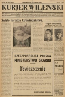 Kurjer Wileński : niezależny organ demokratyczny. 1933, nr 345
