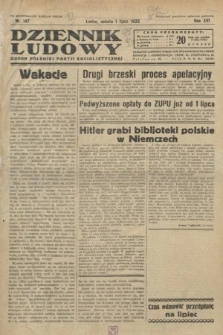 Dziennik Ludowy : organ Polskiej Partji Socjalistycznej. 1933, nr 147