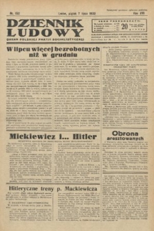 Dziennik Ludowy : organ Polskiej Partji Socjalistycznej. 1933, nr 152