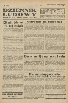 Dziennik Ludowy : organ Polskiej Partji Socjalistycznej. 1933, nr 153