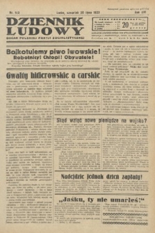 Dziennik Ludowy : organ Polskiej Partji Socjalistycznej. 1933, nr 163