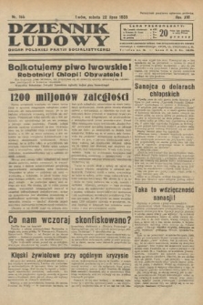 Dziennik Ludowy : organ Polskiej Partji Socjalistycznej. 1933, nr 165