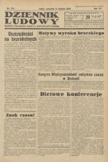 Dziennik Ludowy : organ Polskiej Partji Socjalistycznej. 1933, nr 175