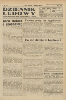 Dziennik Ludowy : organ Polskiej Partji Socjalistycznej. 1933, nr 177