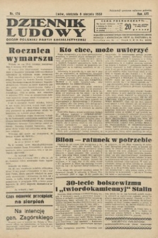 Dziennik Ludowy : organ Polskiej Partji Socjalistycznej. 1933, nr 178