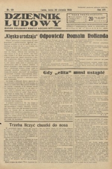 Dziennik Ludowy : organ Polskiej Partji Socjalistycznej. 1933, nr 191