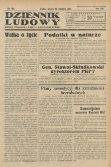 Dziennik Ludowy : organ Polskiej Partji Socjalistycznej. 1933, nr 194