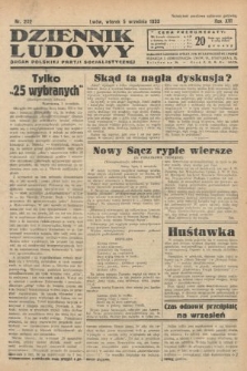 Dziennik Ludowy : organ Polskiej Partji Socjalistycznej. 1933, nr 202