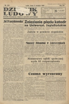 Dziennik Ludowy : organ Polskiej Partji Socjalistycznej. 1933, nr 203