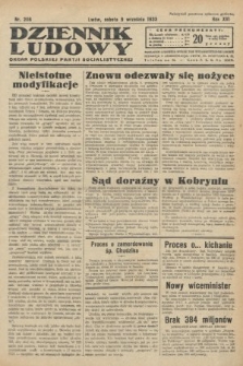 Dziennik Ludowy : organ Polskiej Partji Socjalistycznej. 1933, nr 206