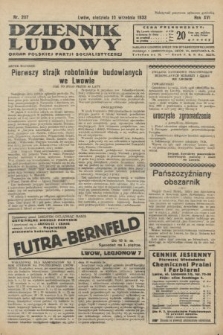 Dziennik Ludowy : organ Polskiej Partji Socjalistycznej. 1933, nr 207