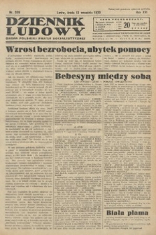 Dziennik Ludowy : organ Polskiej Partji Socjalistycznej. 1933, nr 209