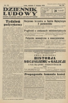 Dziennik Ludowy : organ Polskiej Partji Socjalistycznej. 1933, nr 213