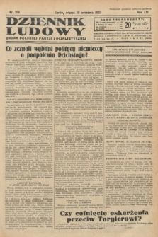 Dziennik Ludowy : organ Polskiej Partji Socjalistycznej. 1933, nr 214