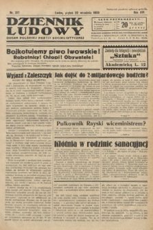 Dziennik Ludowy : organ Polskiej Partji Socjalistycznej. 1933, nr 217