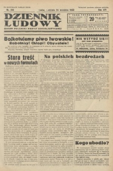 Dziennik Ludowy : organ Polskiej Partji Socjalistycznej. 1933, nr 219