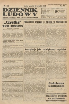 Dziennik Ludowy : organ Polskiej Partji Socjalistycznej. 1933, nr 222