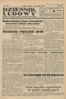 Dziennik Ludowy : organ Polskiej Partji Socjalistycznej. 1933, nr 225