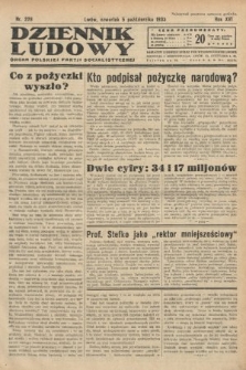 Dziennik Ludowy : organ Polskiej Partji Socjalistycznej. 1933, nr 228