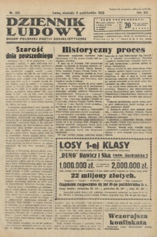 Dziennik Ludowy : organ Polskiej Partji Socjalistycznej. 1933, nr 231