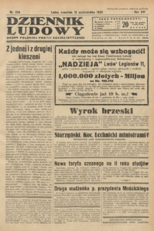 Dziennik Ludowy : organ Polskiej Partji Socjalistycznej. 1933, nr 234