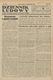 Dziennik Ludowy : organ Polskiej Partji Socjalistycznej. 1933, nr 238