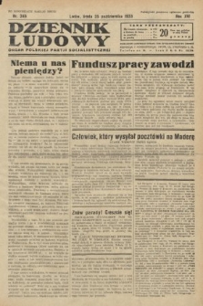 Dziennik Ludowy : organ Polskiej Partji Socjalistycznej. 1933, nr 245