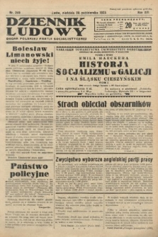 Dziennik Ludowy : organ Polskiej Partji Socjalistycznej. 1933, nr 249